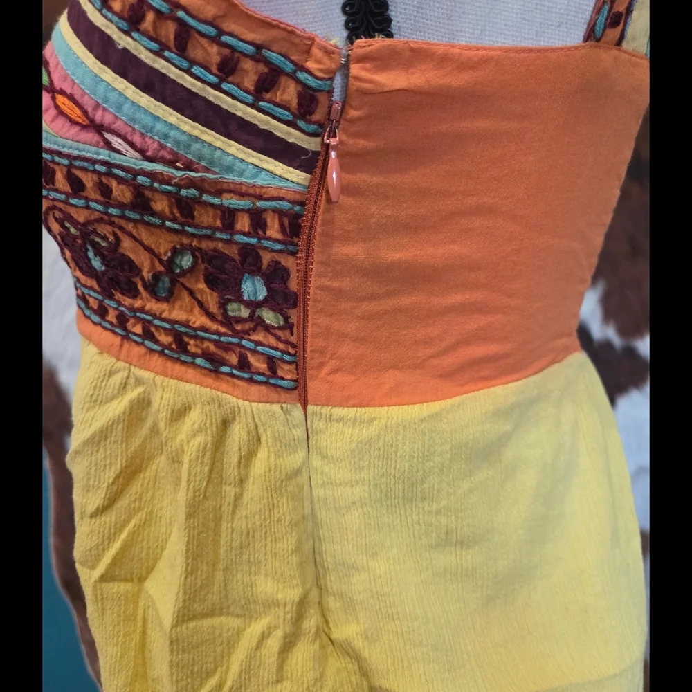 Double D Ranch Coral and Orange Textured Top